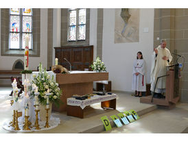 Dankgottesdienst der Kommunionkinder (Foto: Karl-Franz Thiede)